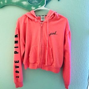 Hot pink PINK jacket
